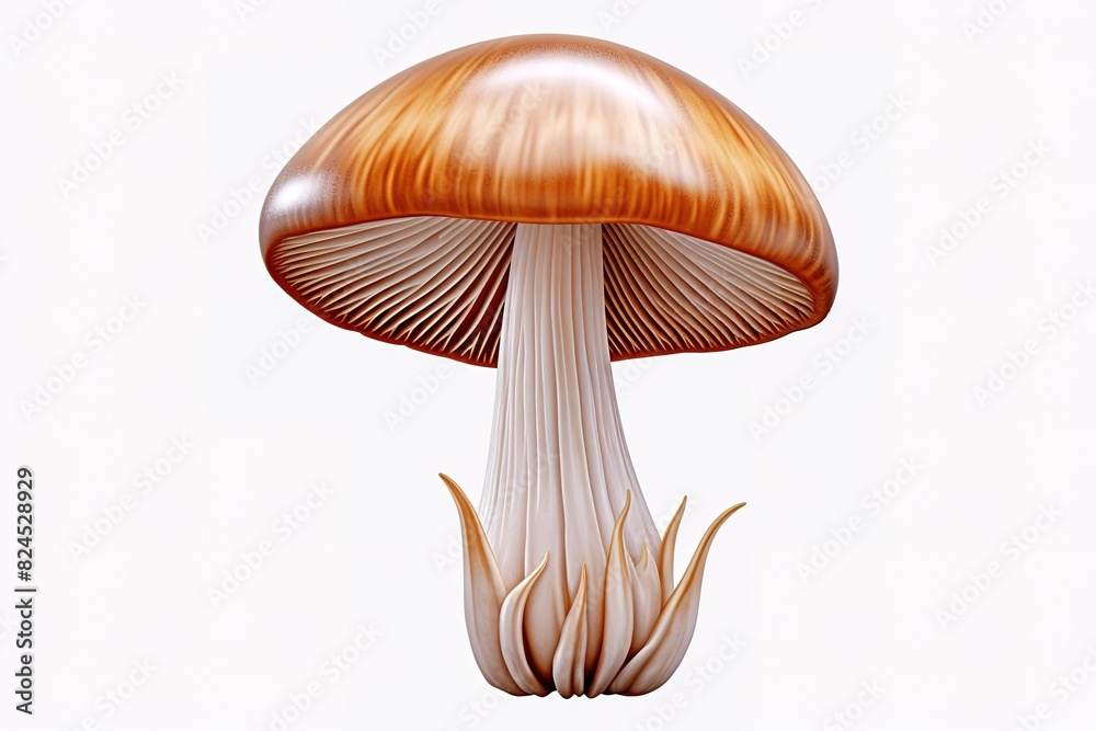 red fly agarics mushrooms on a white background. red fly agarics mushrooms on a white background.