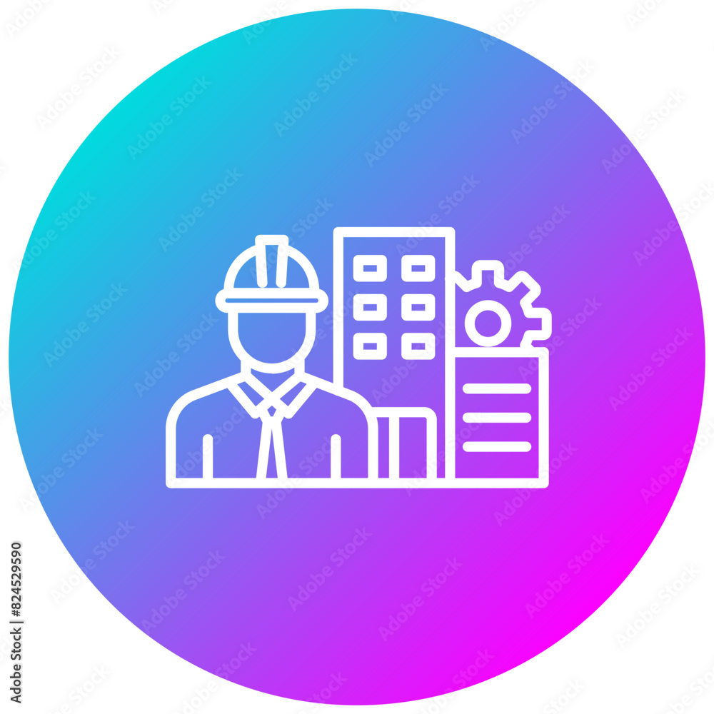 Civil Engineer vector icon. Can be used for Diversity iconset. Civil Engineer vector icon. Can be used for Diversity iconset.