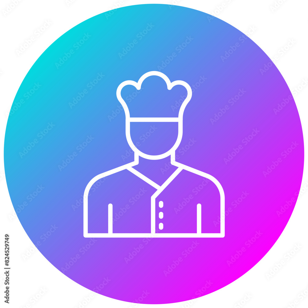 Chef vector icon. Can be used for Diversity iconset. Chef vector icon. Can be used for Diversity iconset.