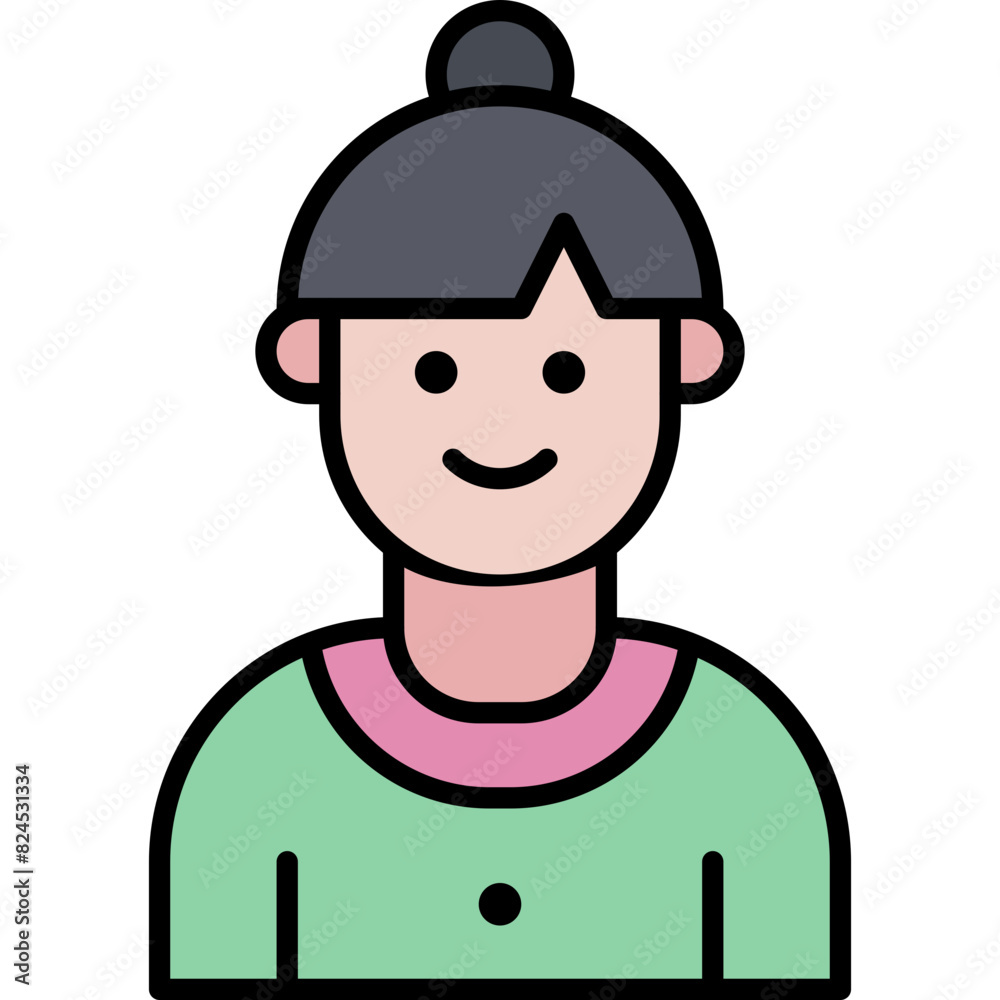Vector Icon Formal, woman, user, trainer, person Vector Icon Formal, woman, user, trainer, person