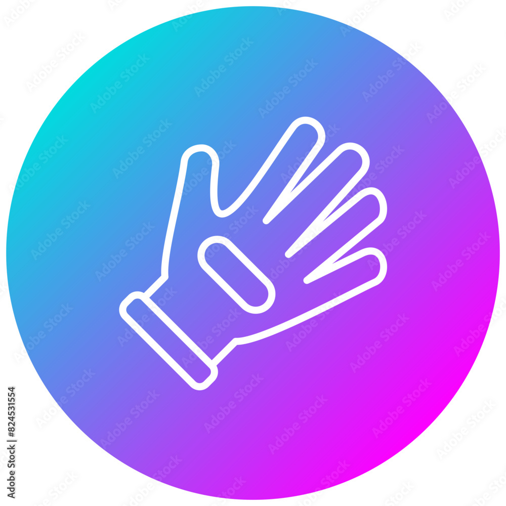 Gloves vector icon. Can be used for Mettalurgy iconset. Gloves vector icon. Can be used for Mettalurgy iconset.