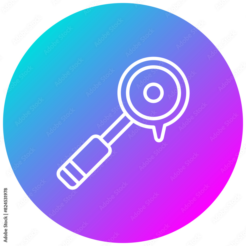 Crucible vector icon. Can be used for Mettalurgy iconset.