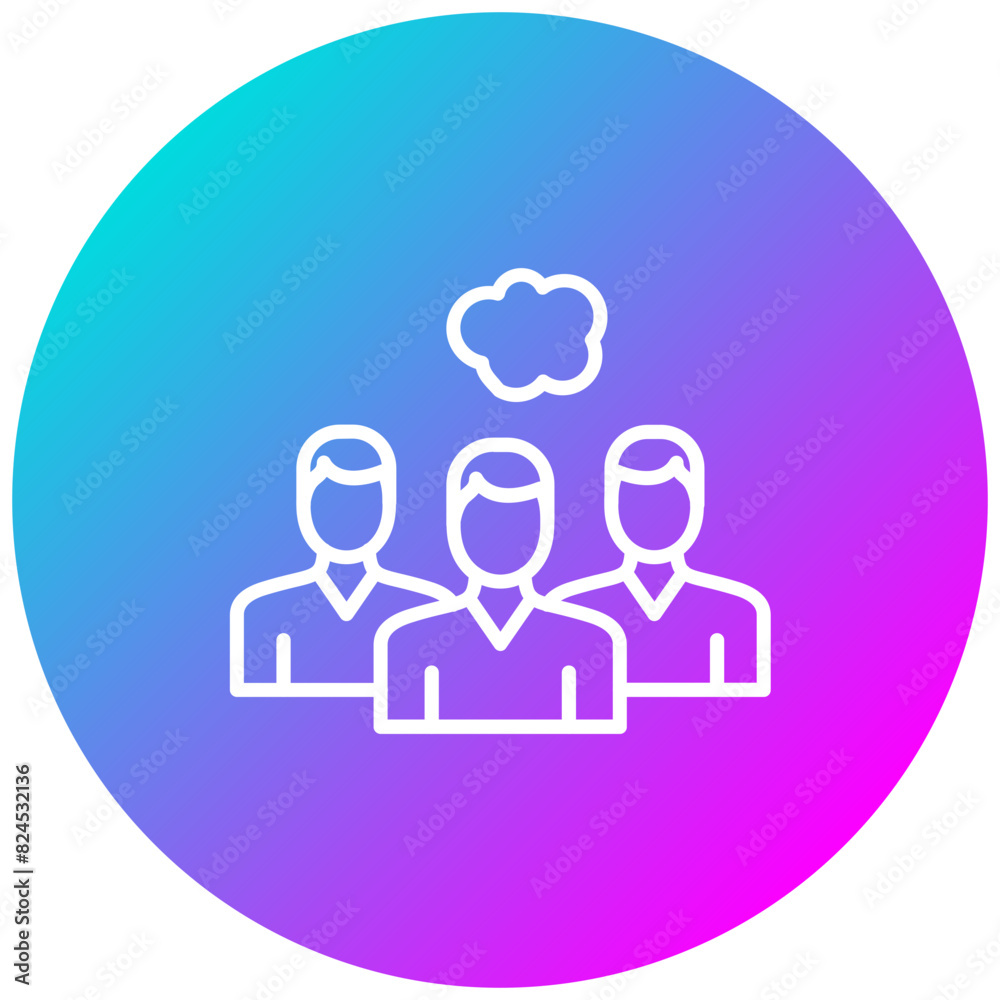Group Therapy vector icon. Can be used for Psychology iconset. Group Therapy vector icon. Can be used for Psychology iconset.
