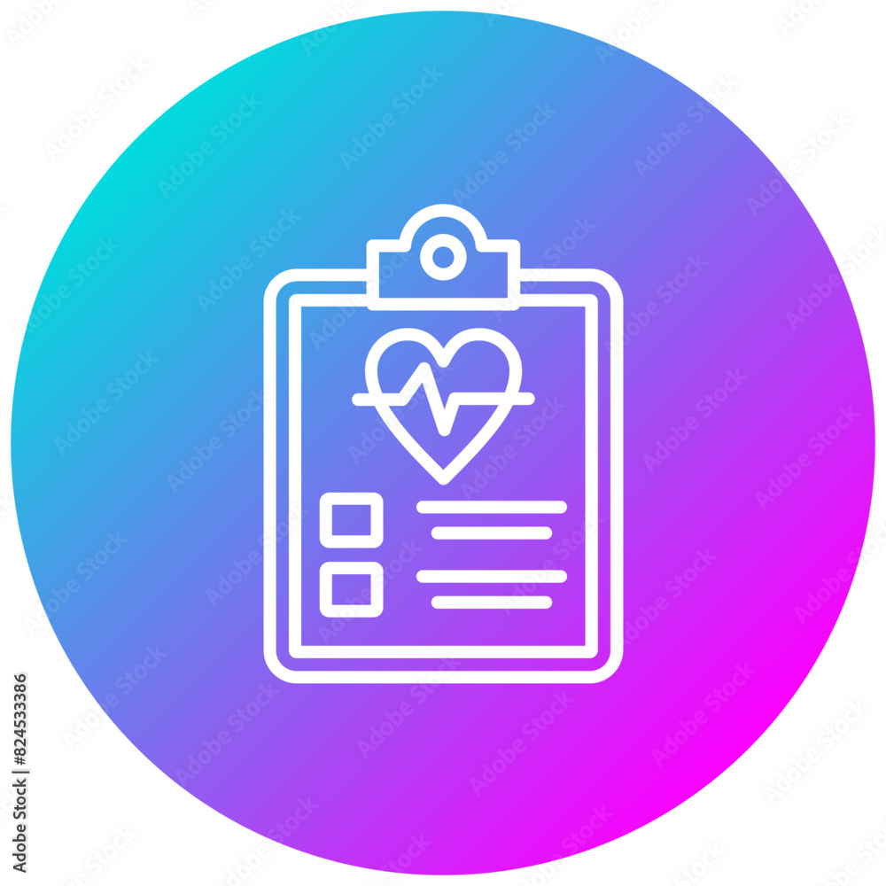 Health Check vector icon. Can be used for Nutrition iconset. Health Check vector icon. Can be used for Nutrition iconset.