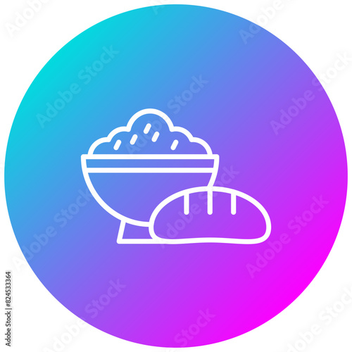 Carbohydrates vector icon. Can be used for Nutrition iconset.