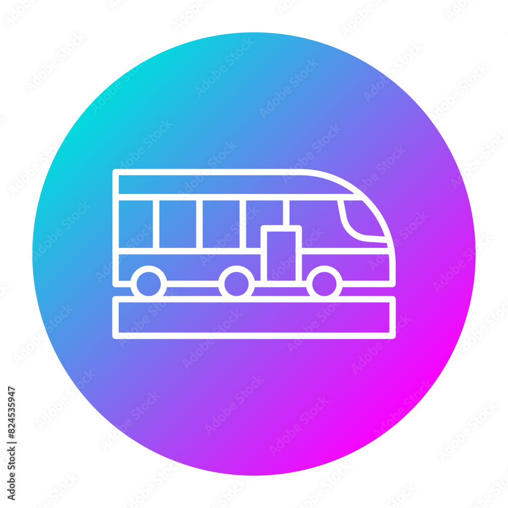 Maglev Vehicle vector icon. Can be used for Railway iconset. Maglev Vehicle vector icon. Can be used for Railway iconset.