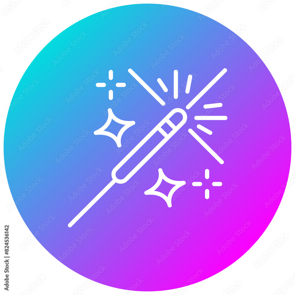 Sparkler vector icon. Can be used for Carnival iconset. Sparkler vector icon. Can be used for Carnival iconset.