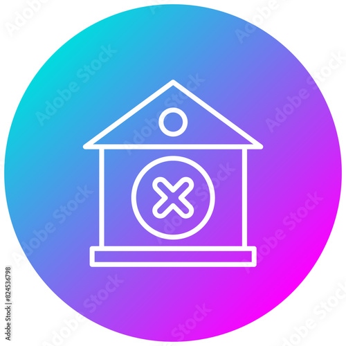 Crisis vector icon. Can be used for Homeless iconset.