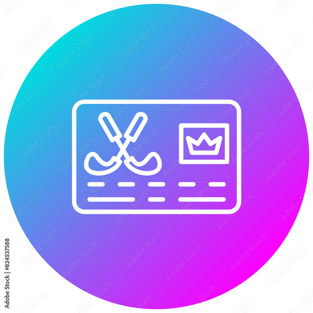 Golden Members vector icon. Can be used for Golf iconset. Golden Members vector icon. Can be used for Golf iconset.