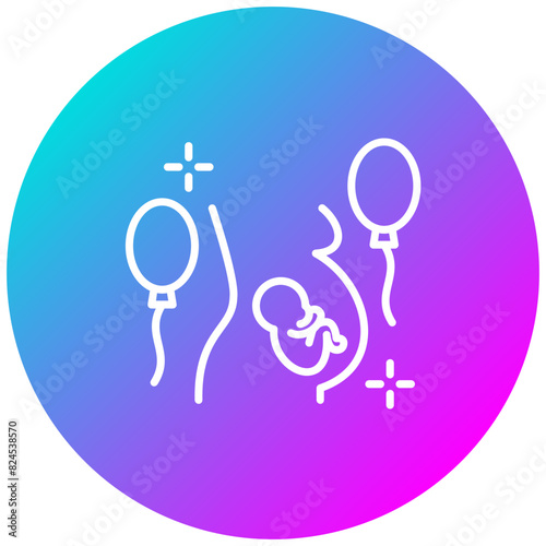 Baby Shower vector icon. Can be used for Child Adoption iconset.