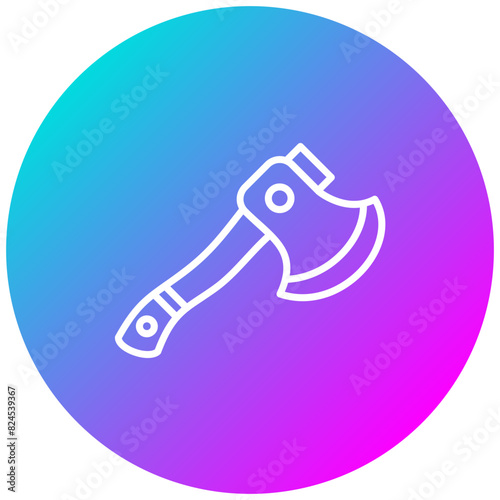 Axe vector icon. Can be used for Shooting iconset.