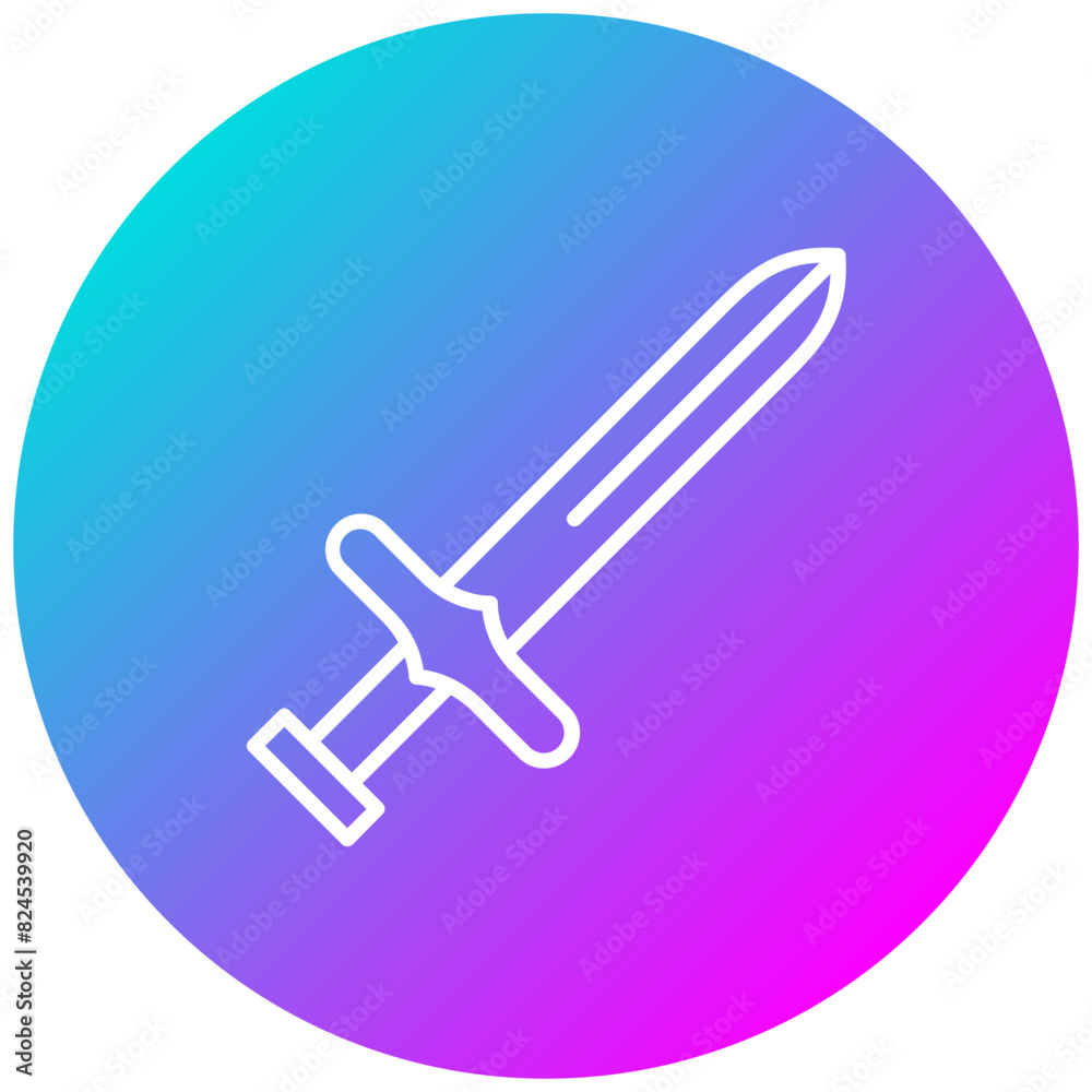 Sword vector icon. Can be used for Fairytale iconset. Sword vector icon. Can be used for Fairytale iconset.