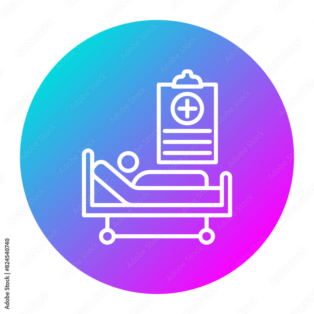 Medical History vector icon. Can be used for Nursing iconset. Medical History vector icon. Can be used for Nursing iconset.