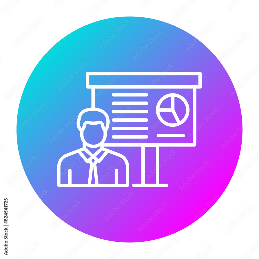Pitching Event vector icon. Can be used for Coworking Space iconset. Pitching Event vector icon. Can be used for Coworking Space iconset.