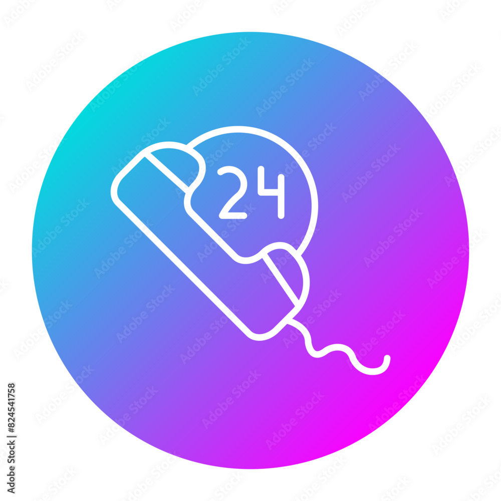 Telephone Service vector icon. Can be used for Coworking Space iconset. Telephone Service vector icon. Can be used for Coworking Space iconset.