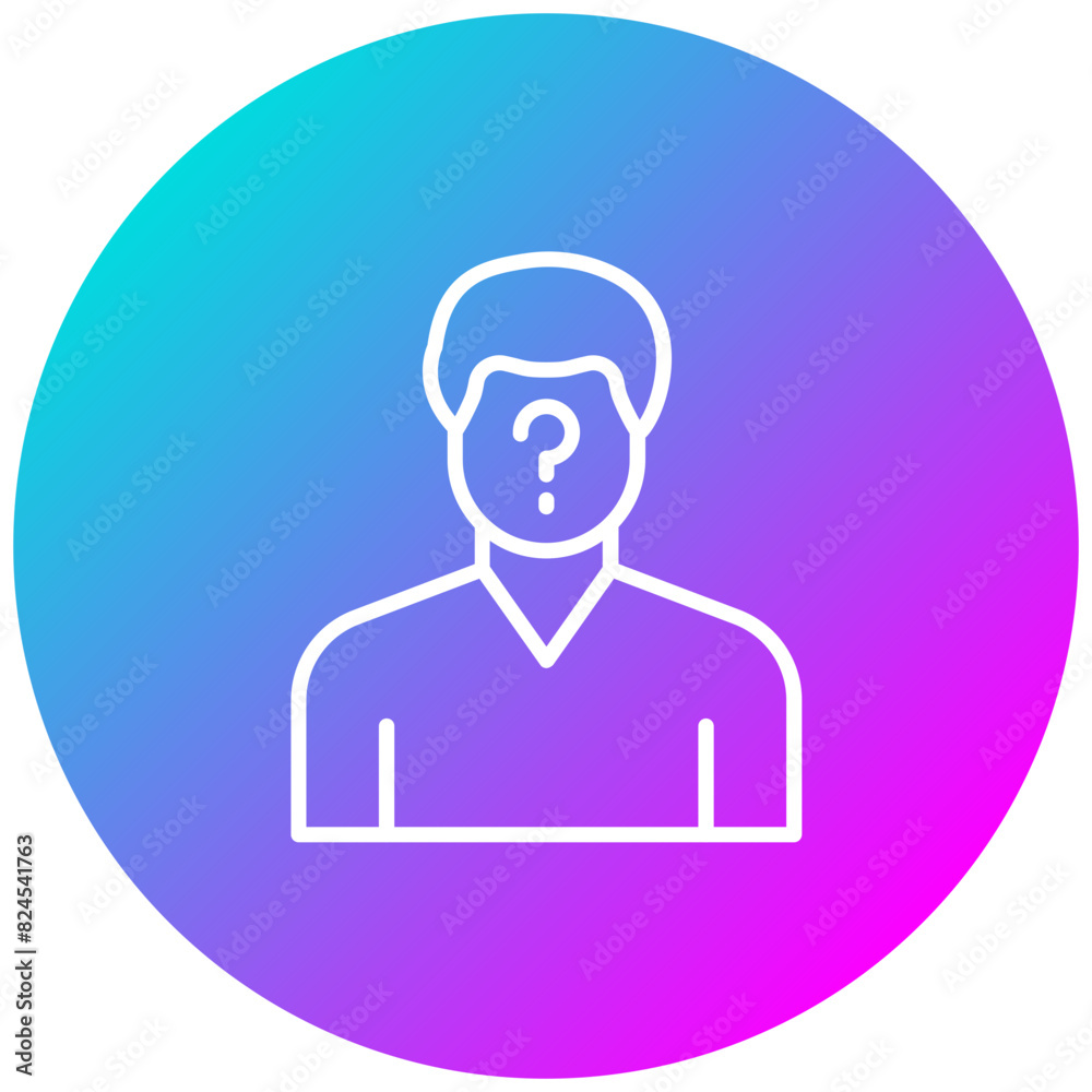 Anonymisation vector icon. Can be used for Compliance And Regulation iconset. Anonymisation vector icon. Can be used for Compliance And Regulation iconset.