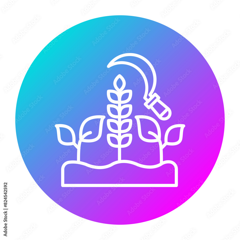 Harvest farming vector icon. Can be used for Agriculture iconset. Harvest farming vector icon. Can be used for Agriculture iconset.