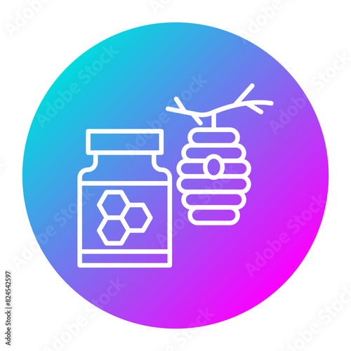 Honey vector icon. Can be used for Agriculture iconset.