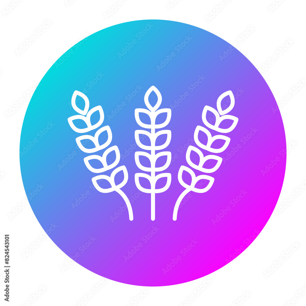 Wheat vector icon. Can be used for Agriculture iconset. Wheat vector icon. Can be used for Agriculture iconset.