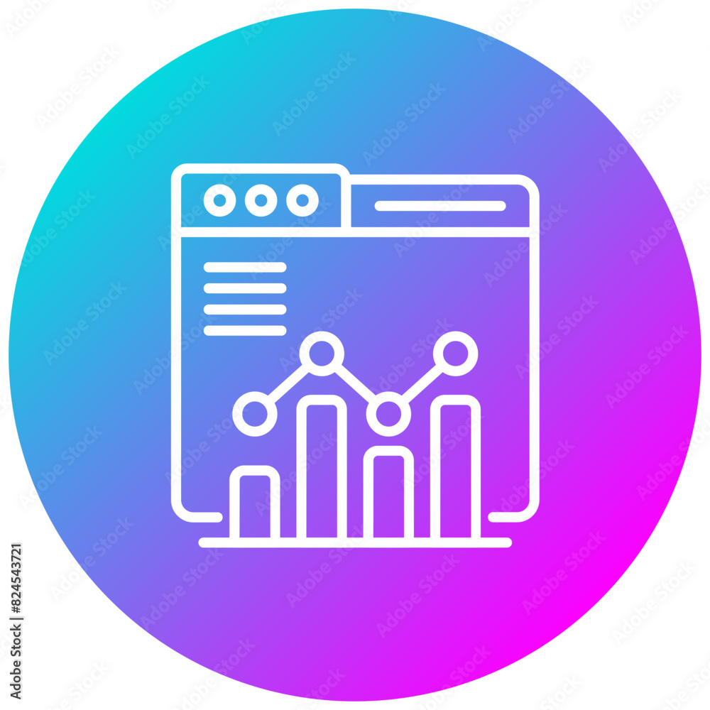 Analytics vector icon. Can be used for Business and HR iconset. Analytics vector icon. Can be used for Business and HR iconset.
