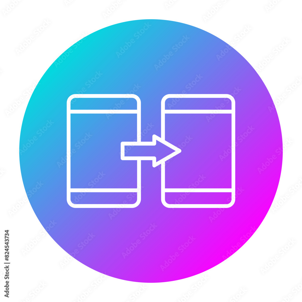Phone Cloning vector icon. Can be used for Crime Investigation iconset.