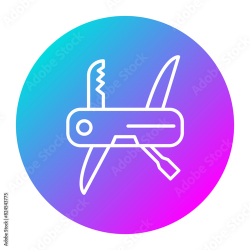 Multitool vector icon. Can be used for Crime Investigation iconset.