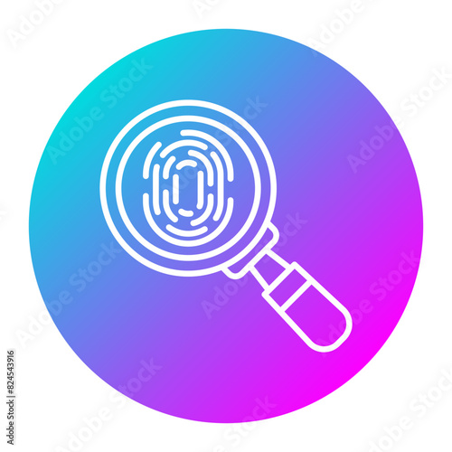 Investigator vector icon. Can be used for Crime Investigation iconset.