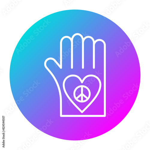 Peace vector icon. Can be used for Human Rights iconset.