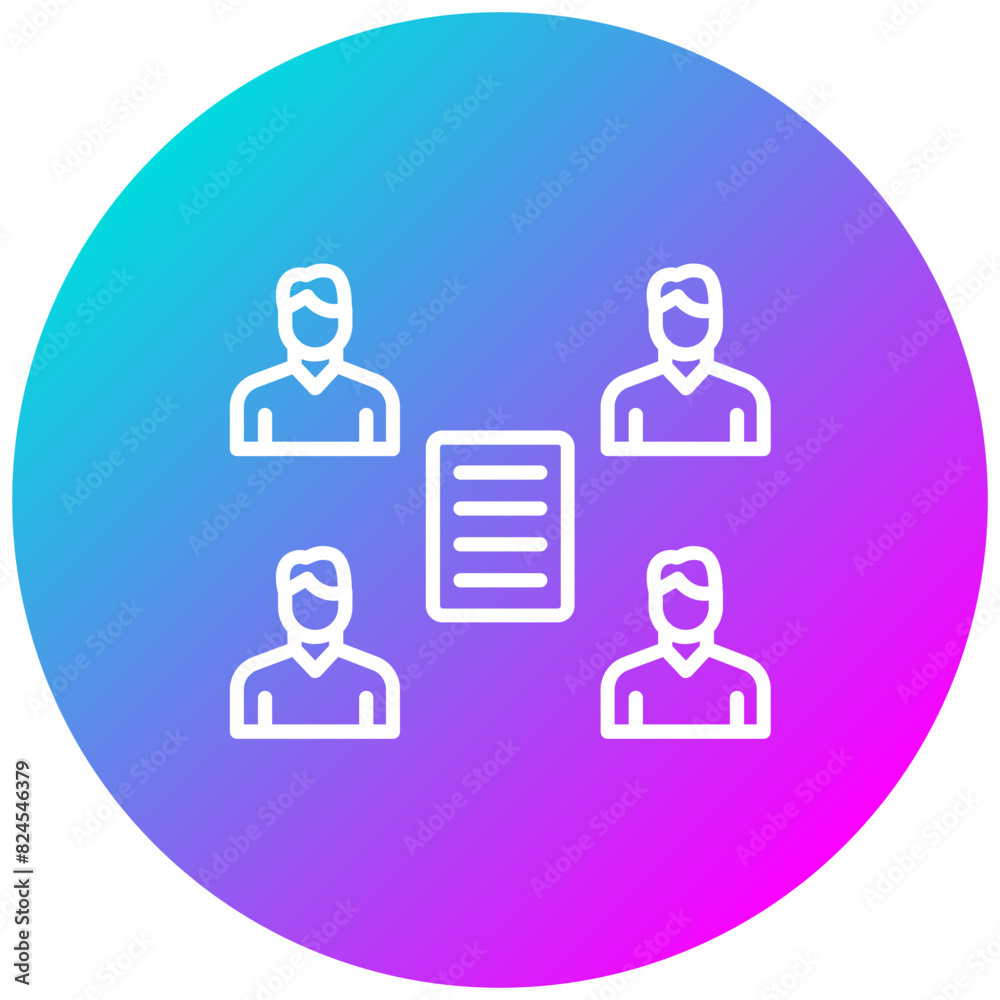 Group Work vector icon. Can be used for Teamwork iconset. Group Work vector icon. Can be used for Teamwork iconset.