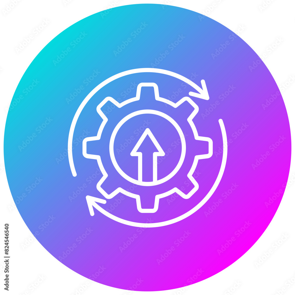 Continuous Improvement vector icon. Can be used for Core Values iconset. Continuous Improvement vector icon. Can be used for Core Values iconset.