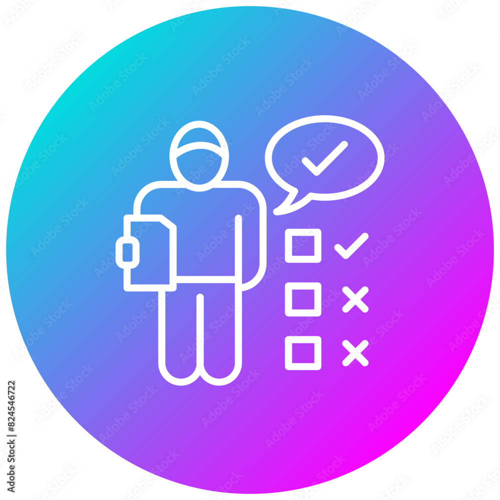 Accountability vector icon. Can be used for Core Values iconset. Accountability vector icon. Can be used for Core Values iconset.