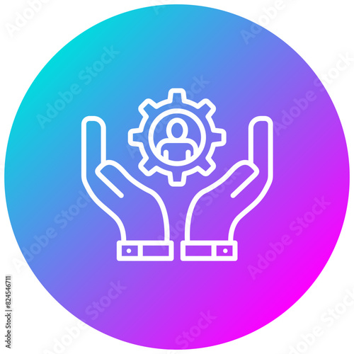 Stewardship vector icon. Can be used for Core Values iconset.
