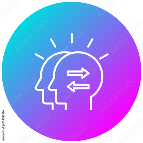 Harmony vector icon. Can be used for Core Values iconset.
