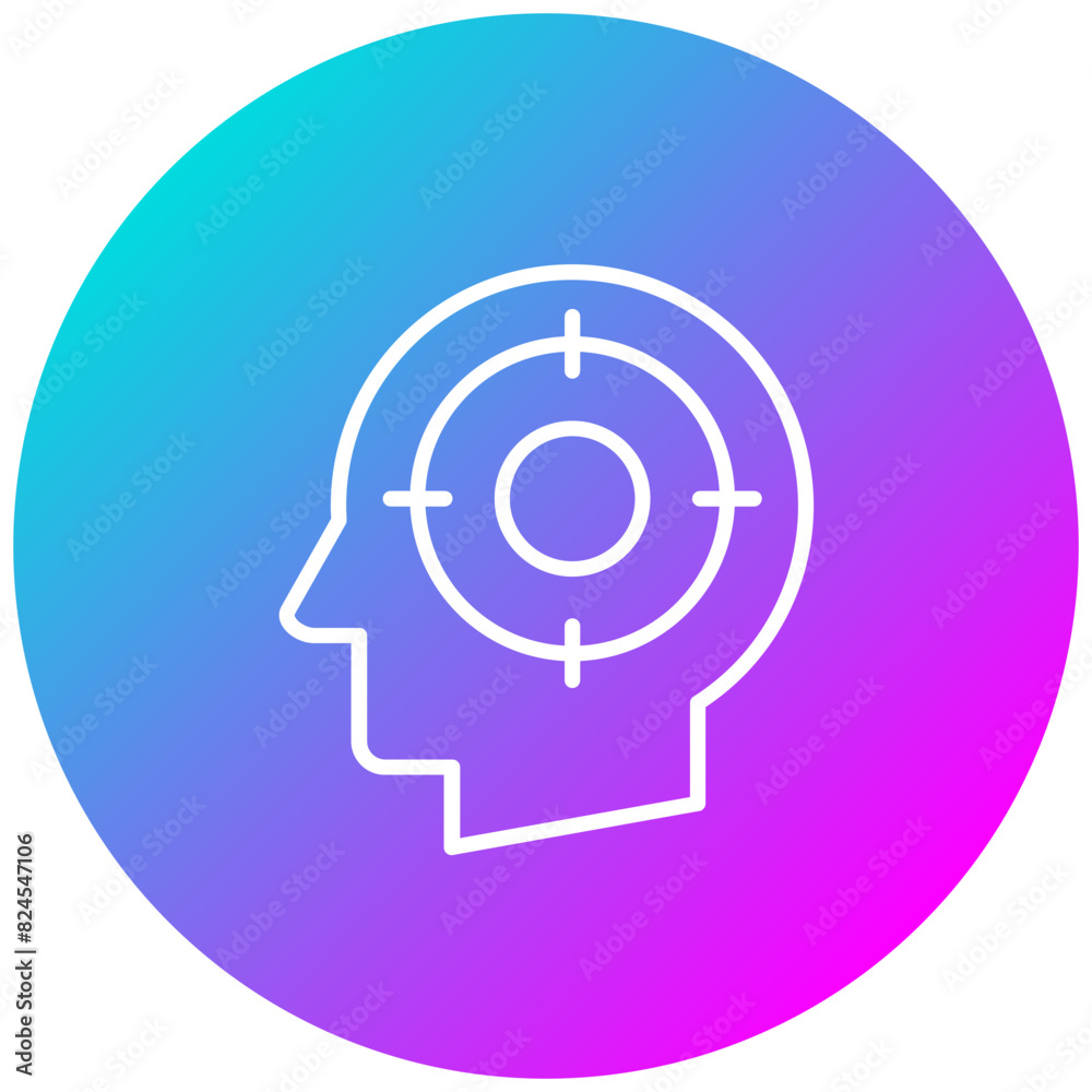 Focus vector icon. Can be used for Personal Growth iconset. Focus vector icon. Can be used for Personal Growth iconset.