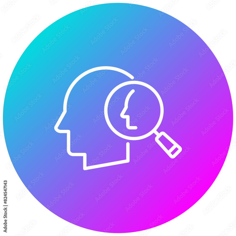 Introspection vector icon. Can be used for Personal Growth iconset. Introspection vector icon. Can be used for Personal Growth iconset.