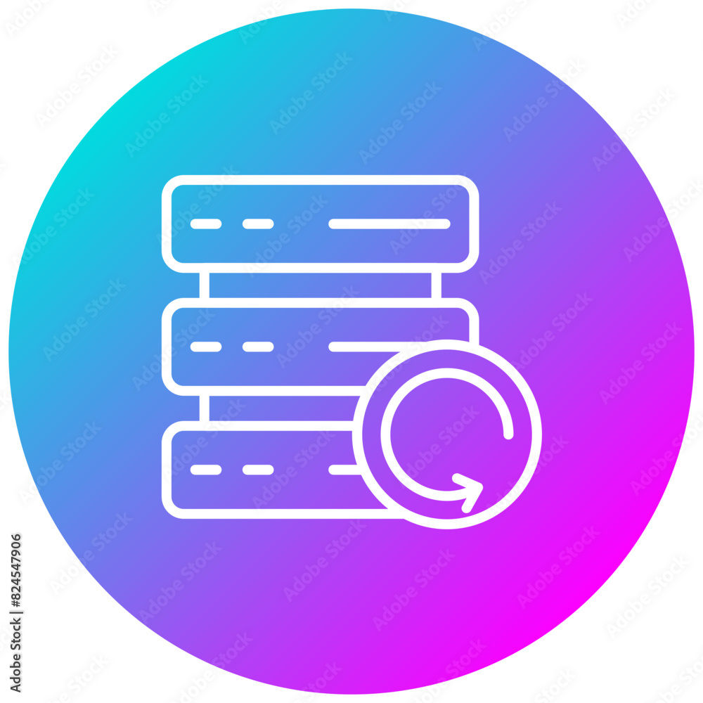 Data Backup vector icon. Can be used for Business and HR iconset. Data Backup vector icon. Can be used for Business and HR iconset.