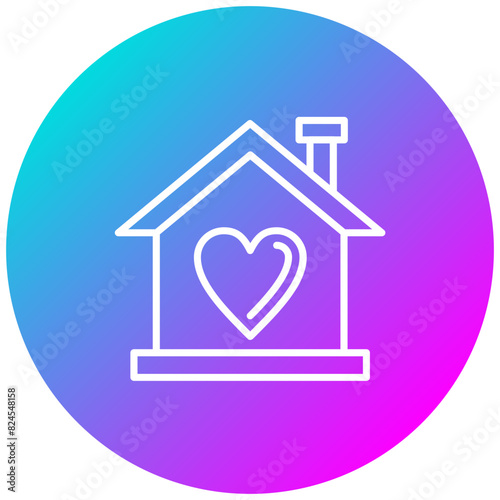 Shelter vector icon. Can be used for Charity iconset.