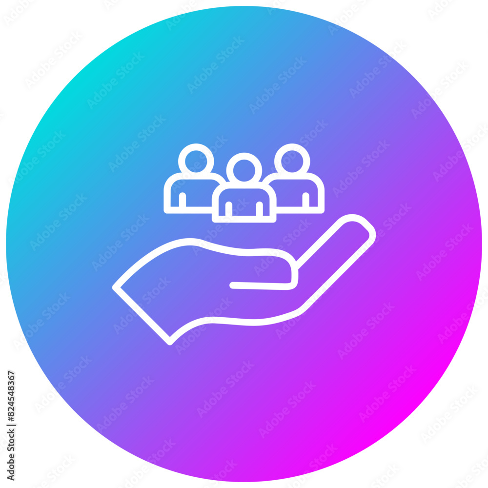 Community Support vector icon. Can be used for Charity iconset. Community Support vector icon. Can be used for Charity iconset.