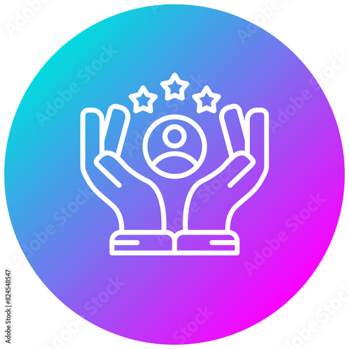Brand Loyalty vector icon. Can be used for Survey iconset.