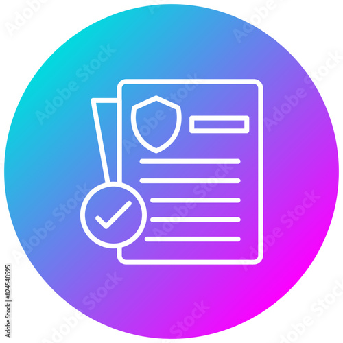 Legal Compliance vector icon. Can be used for Survey iconset.