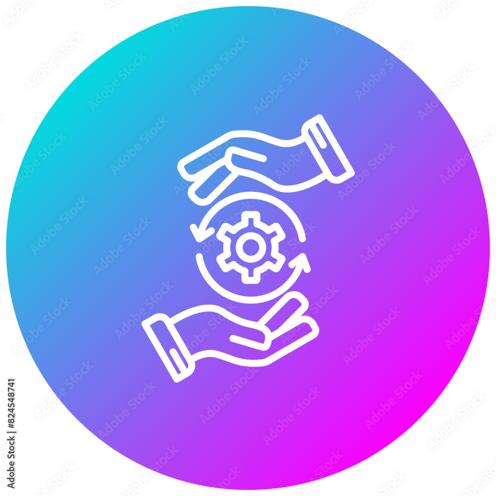 Change Management vector icon. Can be used for Survey iconset.