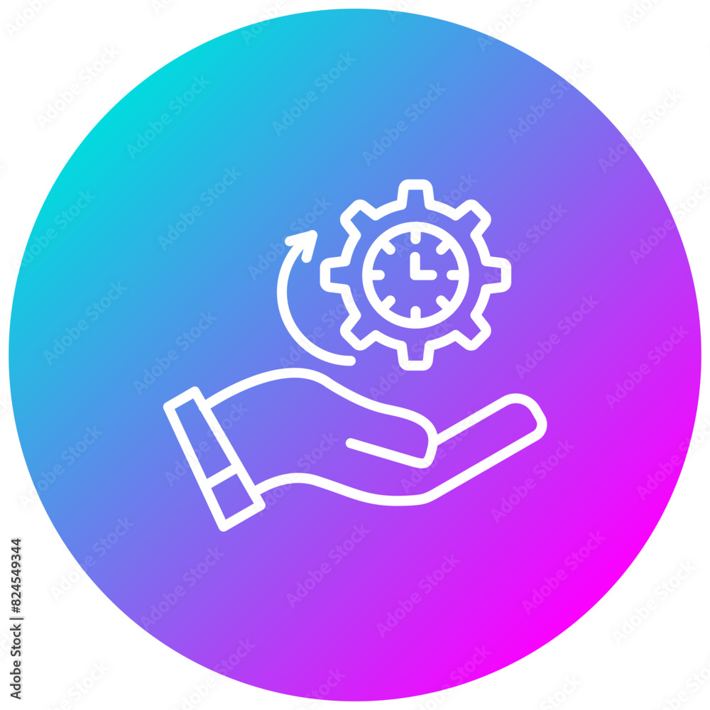 Time Management vector icon. Can be used for Business Performance iconset. Time Management vector icon. Can be used for Business Performance iconset.