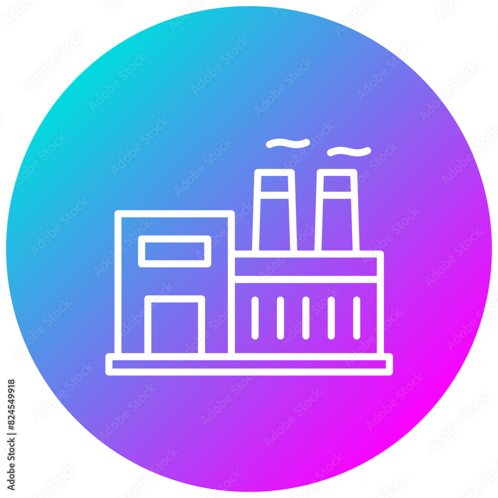 Factory vector icon. Can be used for Mass Production iconset. Factory vector icon. Can be used for Mass Production iconset.