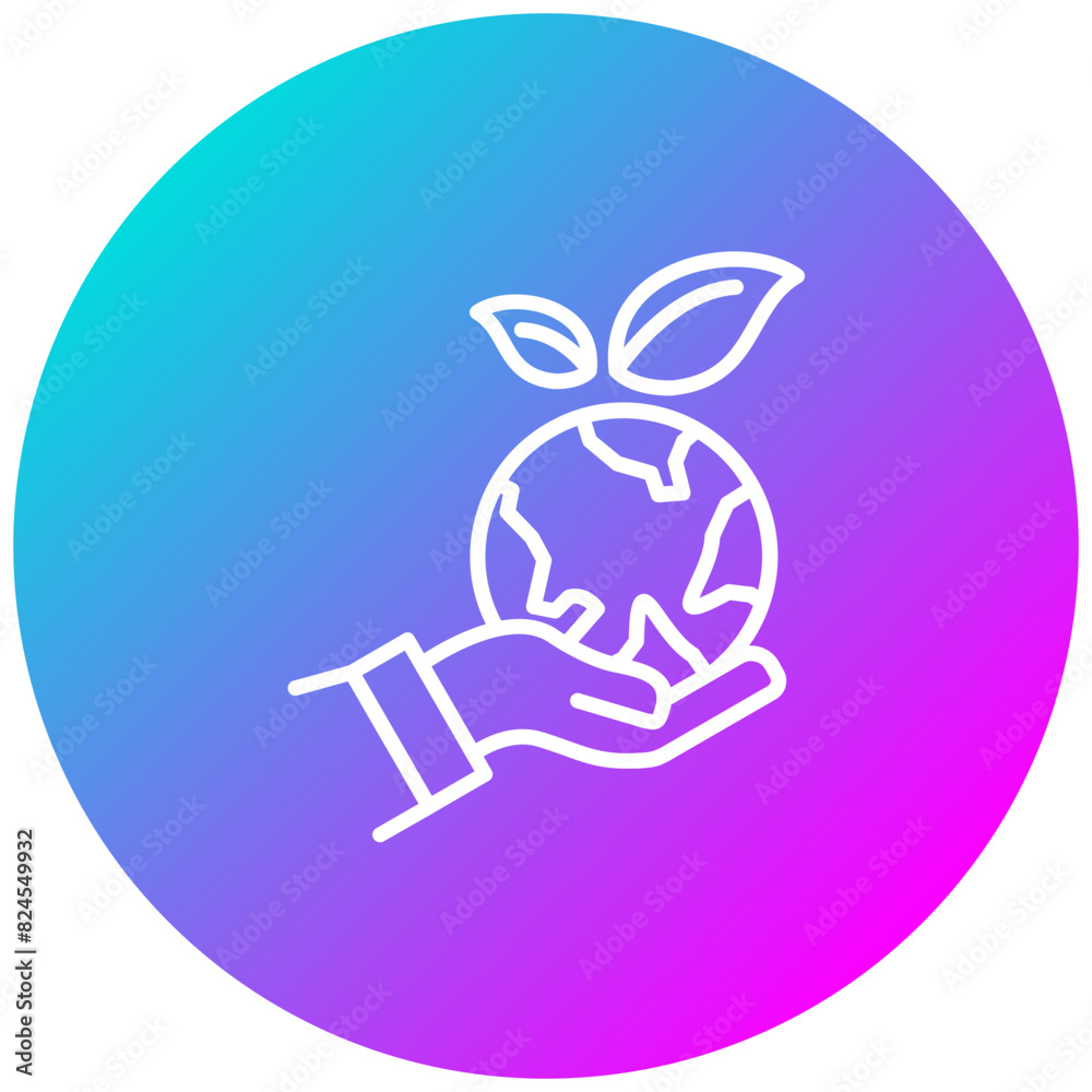 Environmental Impact vector icon. Can be used for Mass Production iconset. Environmental Impact vector icon. Can be used for Mass Production iconset.