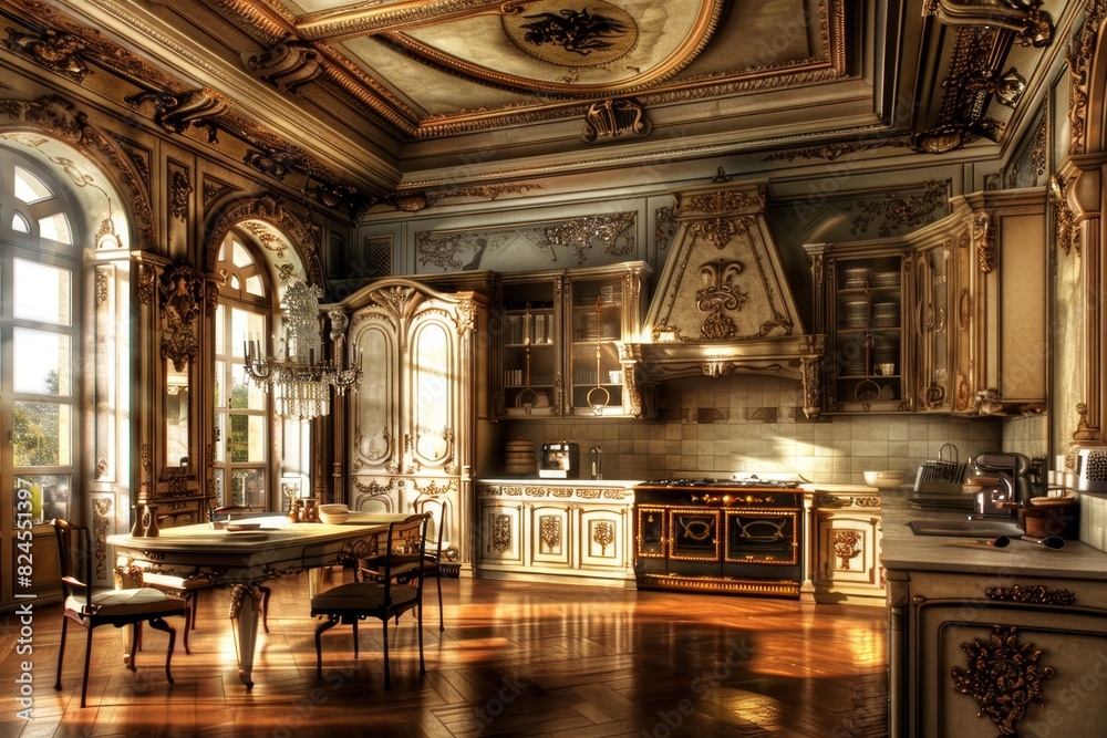 Obraz premium Classic Kitchen Interior