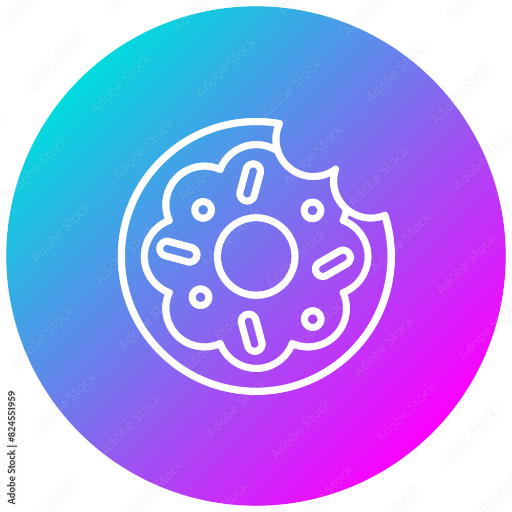 Doughnut vector icon. Can be used for World Cuisine iconset. Doughnut vector icon. Can be used for World Cuisine iconset.