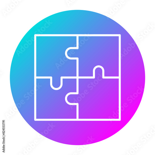 Puzzle Solution vector icon. Can be used for Business and Finance iconset.