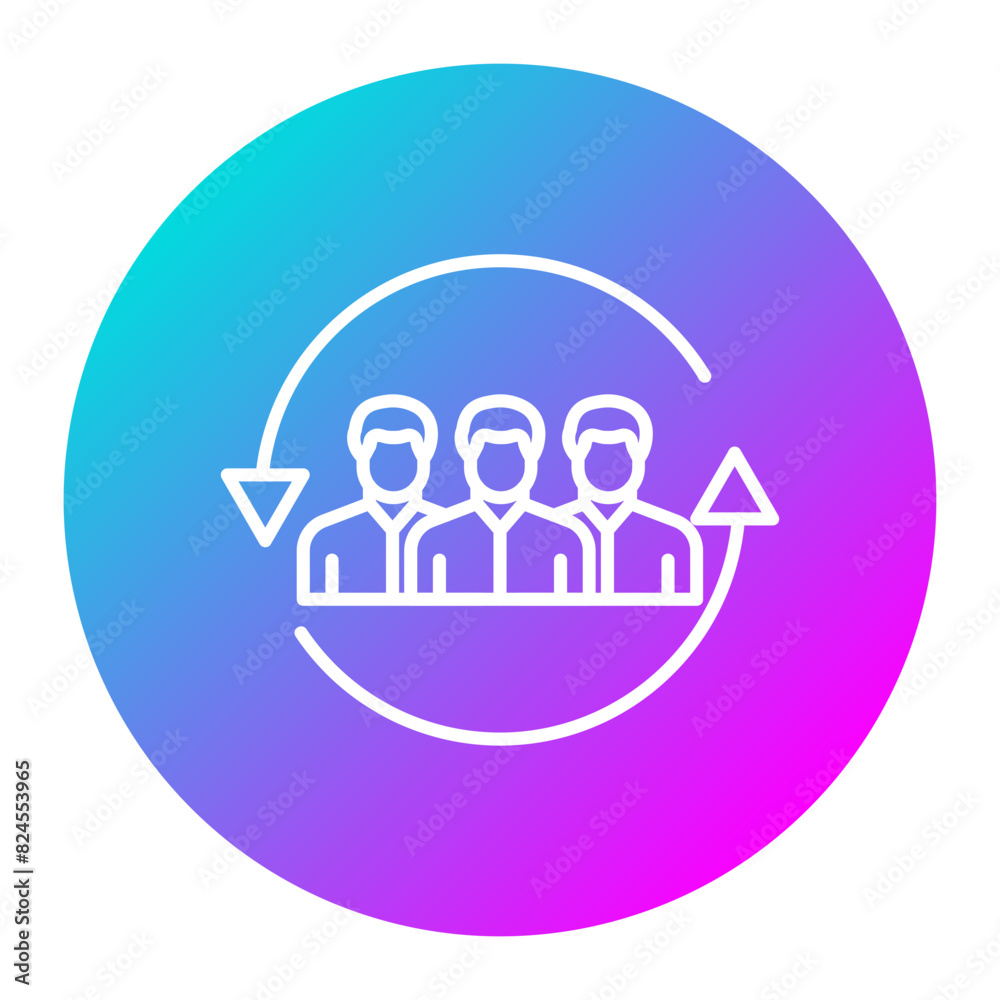 Team Sync vector icon. Can be used for Business and Finance iconset. Team Sync vector icon. Can be used for Business and Finance iconset.