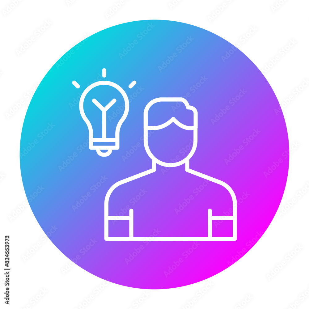 Thinking vector icon. Can be used for Business and Finance iconset. Thinking vector icon. Can be used for Business and Finance iconset.