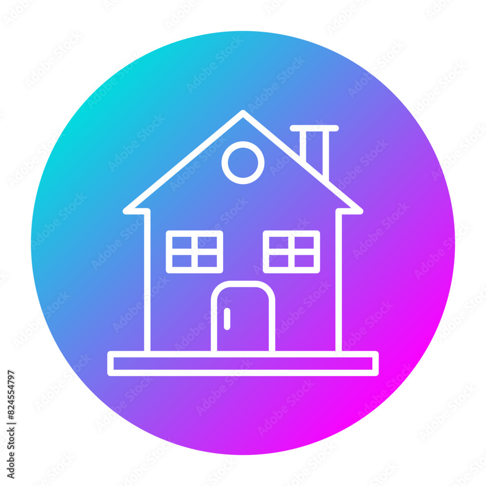 House vector icon. Can be used for Home Improvements iconset. House vector icon. Can be used for Home Improvements iconset.